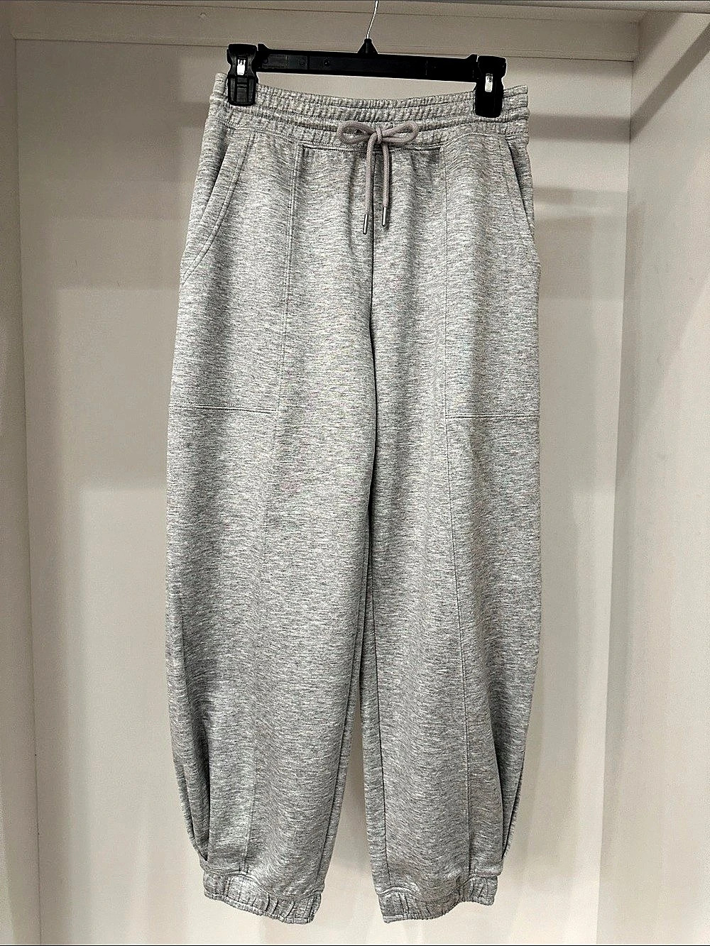 Scoop Scuba Barrel Pant Jogger Pants in Gray Size XS NWT